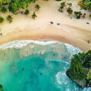 Tropical Beach in Jamaica