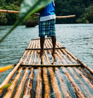 Rafting in Jamaica